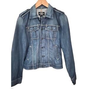 VINTAGE POLO JEANS CO RALPH LAUREN BLUE DENIM JACKET SZ M MEDIUM